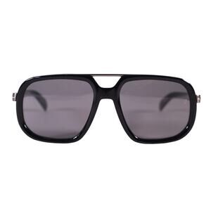 David Beckham Mens Modern Aviator Polarized Sunglasses-Black/Dark Ruthenium-NWT